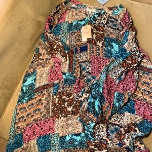 Umgee babydoll style tunic dress, size small, never worn